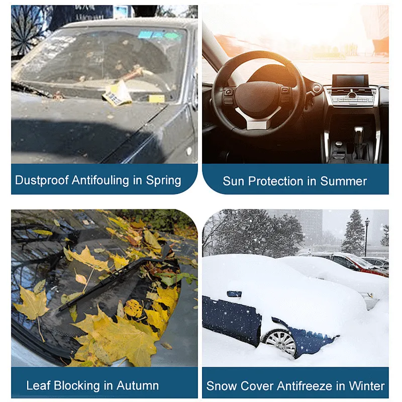 Car Snow Shield Winter Front Windshield Snow Shield